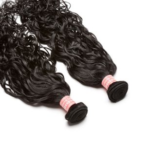 Natural Color Water Wet Wave Brazilian Human Hair Weave 3pcs Bundles - Image 5