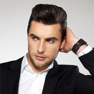 Men's Toupee Human Hair Hairpieces for Men 10x8 inch Thin Skin Hair Replacement System Monofilament Net Base (1b)