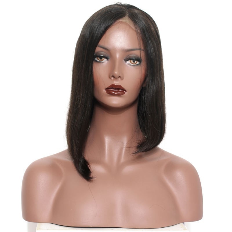 Fashion Girl's Favorite Long And Short 180% Density Human Hair Wigs For Black Women Bleached Knots - Image 5