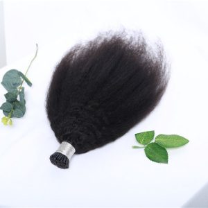 Double Drawn Cuticle Aligned Human Hair I Tip Hair Extensions Wholesale Kinky Straight 10A For I Tip Hair Extensions - Image 4