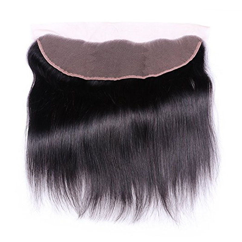 Natural Straight Hair 3 Bundles With Frontal Closure 13x4 Ear To Ear Lace Frontal With Bundles Unprocessed Human Hair - Image 4