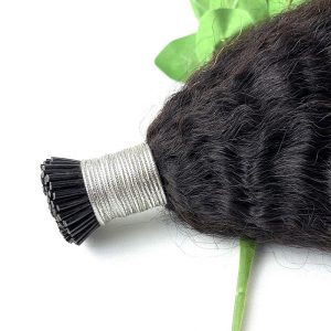Malaysia Human Hair 100% Unprocessed Raw Remy Wholesale Straight I Tip Hair Extension - Image 6
