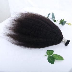 Alternative view of Kinky I Tip Extensions Kinky Straight I Tip Hair Virgin Raw Human Hair I Tip Extensions