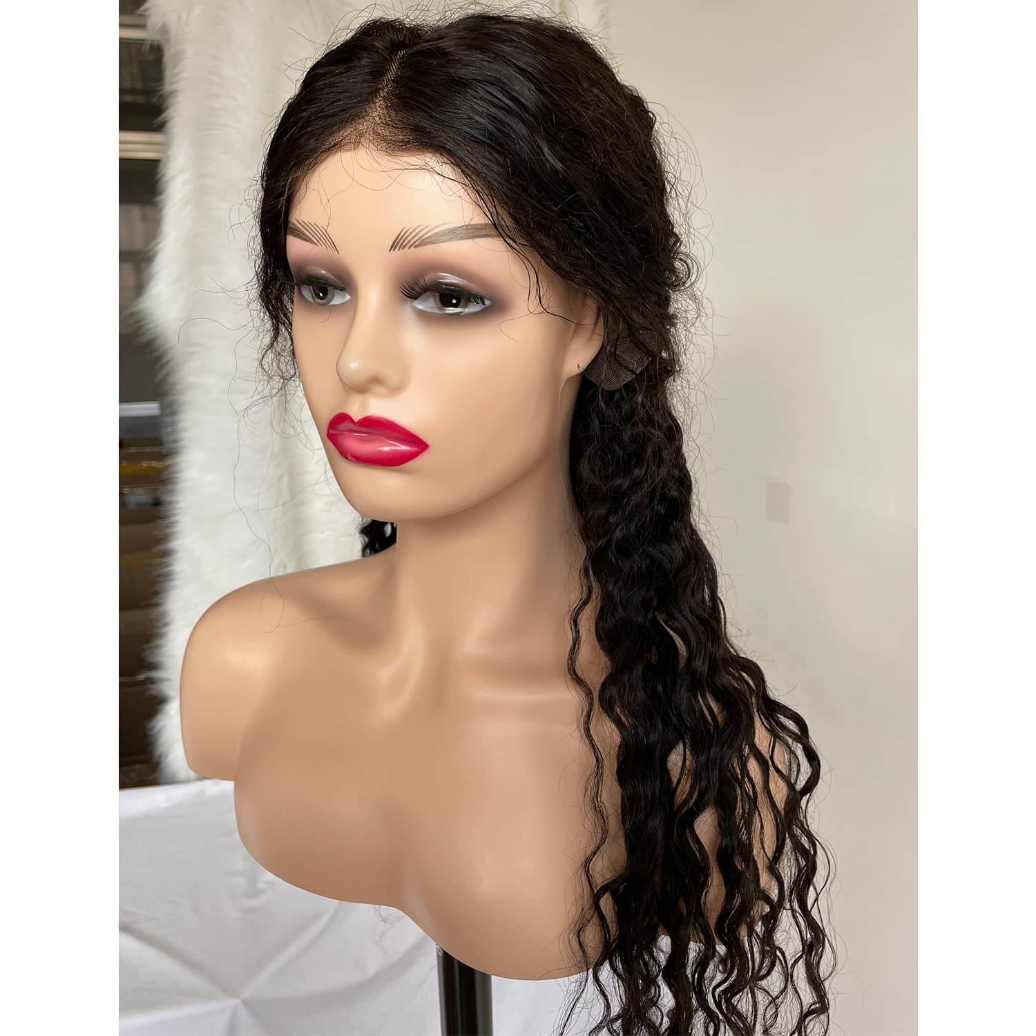 PWig Mannequin Heads 3Colors Bust Female Realistic Manikin Head with Face and Shoulders for Wigs Beauty Accessories Displaying - Image 17