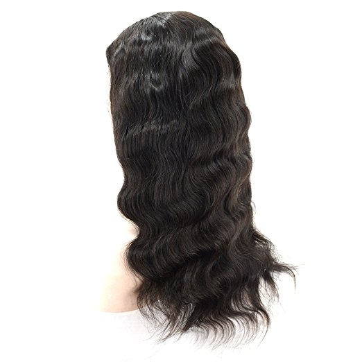 Brazilian Body Wave Remy U Part Wig With Baby Hair Human Hair Natural Black Color For Women - Image 2