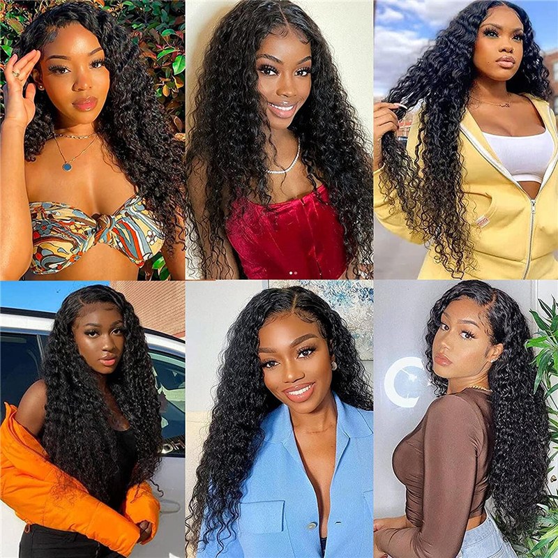 Kinky Curly 4X4 Hd Lace Closure Wig Glueless Human Hair Lace Wig 150% Density For Sale - Image 8