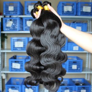 Alternative view of Affordable Body Wave Brazilian Human Hair Weave 4pcs Bundles Natural Color