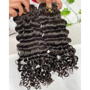 Burmese Curl Indian Virgin Pwigs Human Hair Bundles Weft Hair Weave Bundles 10A Hair Curly Human Hair Extensions - Image 6