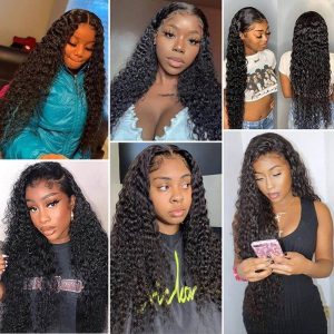 HD Swiss Transparent Lace Wigs Curly Hair 13x4 13x6 Invisible Lace Frontal Wig Human Hair Wigs For Black Women Transparent Lace Wigs - Image 11