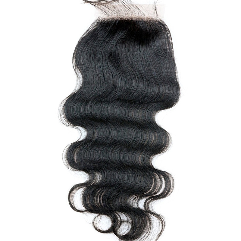 Unprocessed 8A Human Remy Hair Silk Base Closure Brazilian Body Wave closure 4x4 human hair closure 14inch - Image 2
