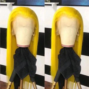 Straight Bob Lace Front Human Hair Wigs Yellow Brazilian Remy Hair Bob Closure Wig Short Bob Human Hair Wigs Cut Bob Wig - Image 2