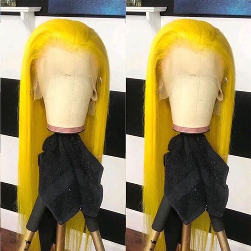 Straight Bob Lace Front Human Hair Wigs Yellow Brazilian Remy Hair Bob Closure Wig Short Bob Human Hair Wigs Cut Bob Wig - Image 2