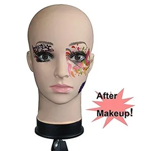 Alternative view of Soft Viny Mannequin Head for Make Up and Massage and Wig Making