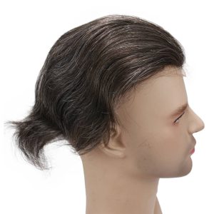 Hair Hairpieces for Men 10×8 inch Thin Skin Hair Replacement System Monofilament Net Base Men's Toupee Color 420 - Image 3