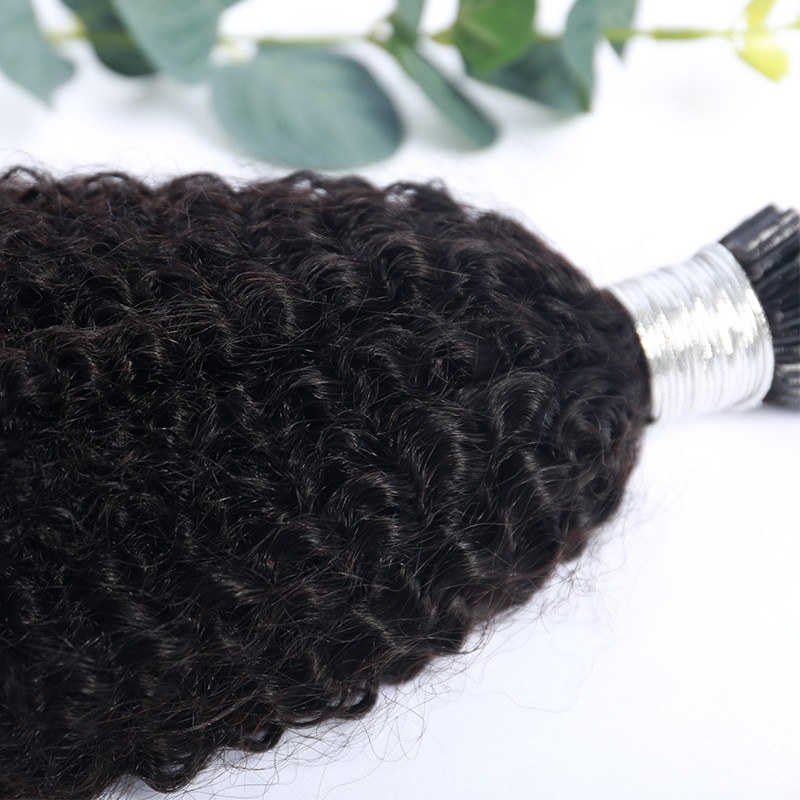 I Tip Afro Kinky Curly 4B 4C Kinky Curly I Tip Extensions I Tip Kinky Curly Hair Extensions - Image 4