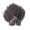 Hair Bundles Afro Kinky Curly Hair Weave 3 Bundles Natural Color