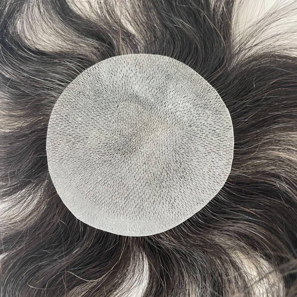 Side Or Back Hair Patches 8x8 cm Full Skin PU Base Toupee For Men Covering Bald Spots On Head Sides Or Back - Image 3