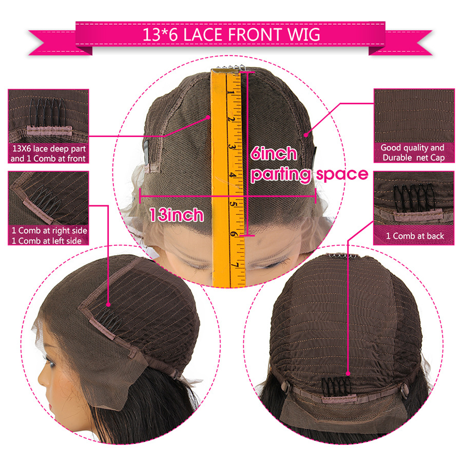 Black Braided Synthetic Lace Wigs High Temperature Fiber Hair Lace Front Wig Long Braided Box Braids Twist Wigs For Women - Image 5