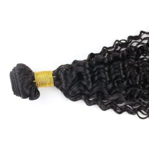 Good Quality Brazilian Unprocessed Remy Human Hair Extension Weave Natural Color 24+26+28 - Image 3