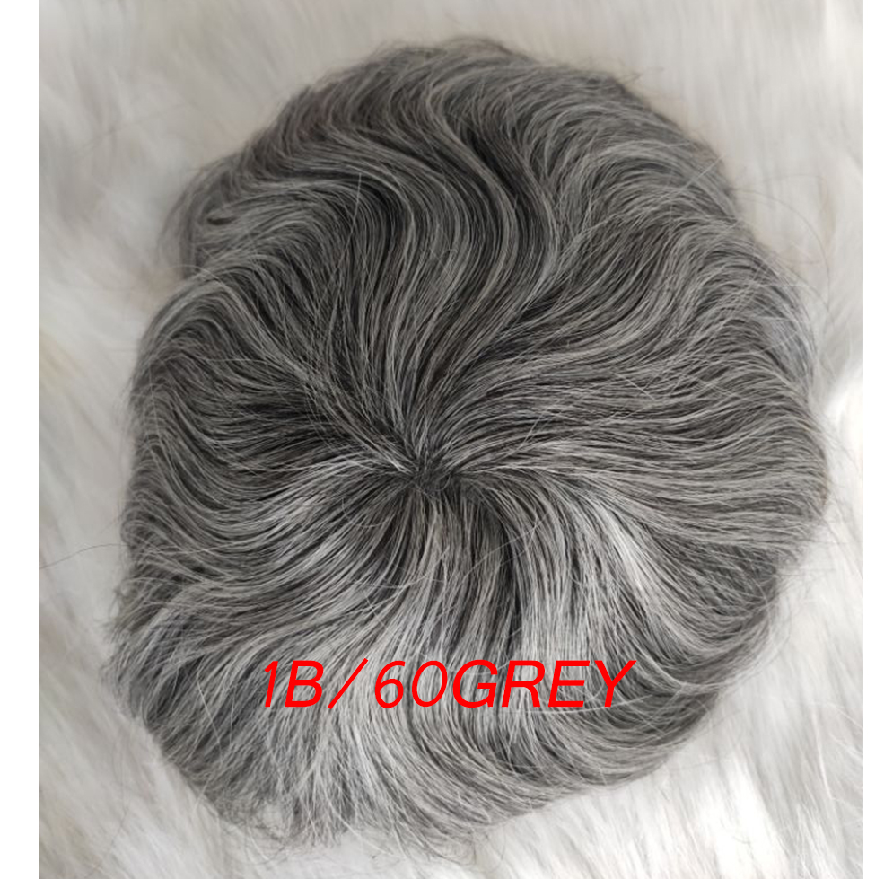 Men Wigs Human Hair Toupee Thin Skin Pu Male Wig Hair Prosthesis Men Toupee Hair 8x10inch Replacement System Remy Hair Pieces 613 Blonde - Image 12
