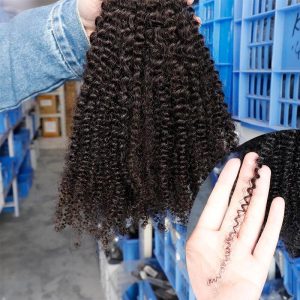 Afro Kinky Curly Brazilian Human Hair Tape In Hair Extensions Brazilian Remy Tape Hair 40pcs/Bundle  For Black Women Skin Weft Tape Glue In Hair Extensions - Image 7