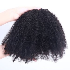 Afro Kinky Curly Coily Microlinks I Tip Hair Extensions Human Hair For Black Women 4B 4C Salon Brazilian Virgin Hair Pwigs - Image 3