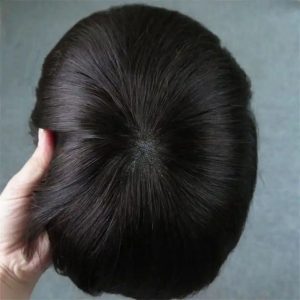 Alternative view of Customize Full Lace Mens Toupee Hairpieces for Men Human Hair System