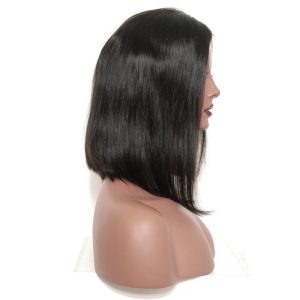 Fashion Girl's Favorite Long And Short 180% Density Human Hair Wigs For Black Women Bleached Knots - Image 3