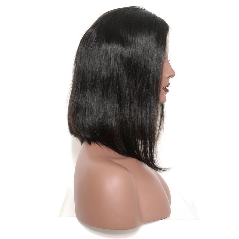 Fashion Girl's Favorite Long And Short 180% Density Human Hair Wigs For Black Women Bleached Knots - Image 3