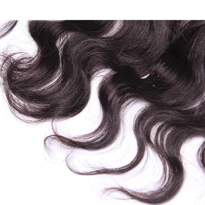 HD Lace Frontal Closure Body Wave Brazalian Remy Hair Ear To Ear Lace Frontal Closure 13x4 inchs Natural Color - Image 4