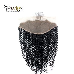 Kinky Curly bundles With 13x6 Lace Frontal Closure Human Hair 4pcs Lot 8A - Image 3
