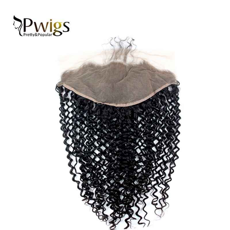 Kinky Curly bundles With 13x6 Lace Frontal Closure Human Hair 4pcs Lot 8A - Image 3