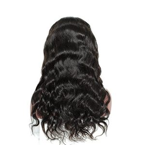 300% Density Lace Front Human Hair Wigs Body Wave Brazilian Remy Human Hair Glueless Front Lace Wig Human Hair for Black Women Natural Color - Image 5