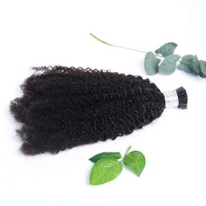 Indian/Cambodian/Brazilian/Burmese 4A 4B 4C Kinky Curly I Tips Extensions I Tip Hair Extensions - Image 5