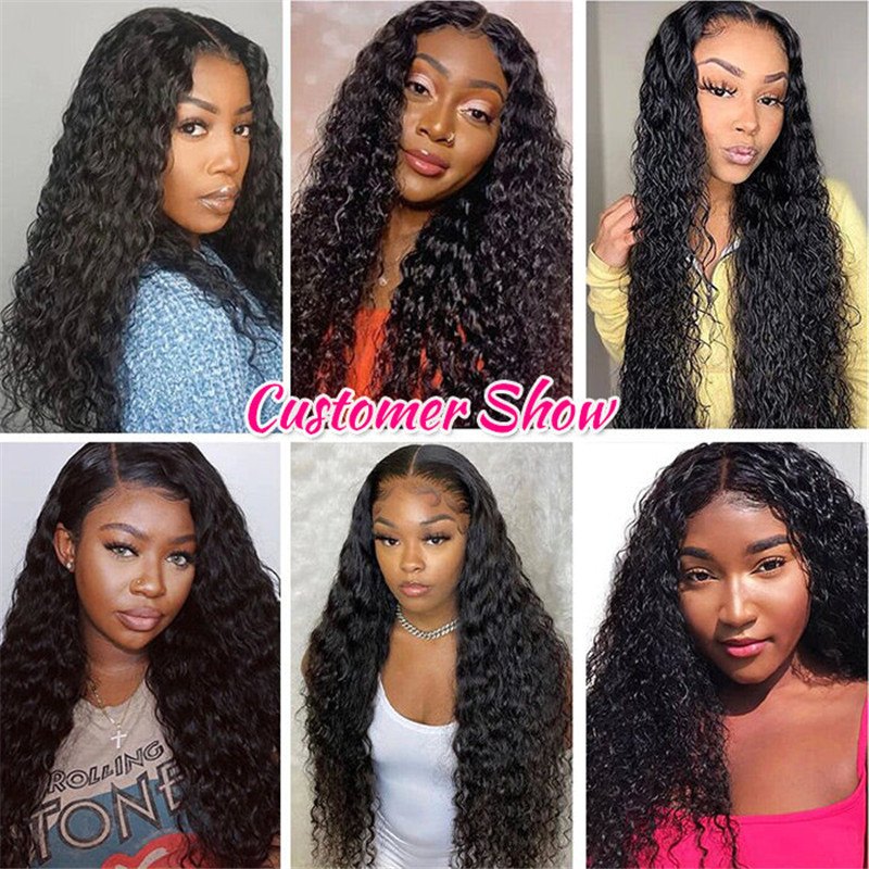 Brazilian Water Wave 5X5 Hd Lace Human Hair Wet And Wavy Wigs Pre Plucked Glueless Lace Wig - Image 7