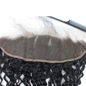 Lace Frontal Closure 13x4 Soft Curl Wave Free Part Ear to Ear Brazilian Human Hair Frontal Closure with Baby Hair Bleached Knots Natural Color - Image 4