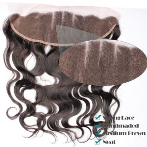 HD Lace Frontal Closure Body Wave Brazalian Remy Hair Ear To Ear Lace Frontal Closure 13x4 inchs Natural Color