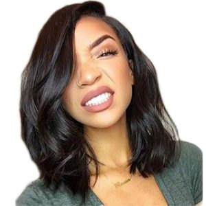 Short Bob Wigs Lace Front Wig Silk Straight 10A Unprocessed Brazilian Remy Human Hair Glueless Lace Front Human Hair Wigs for Black Women