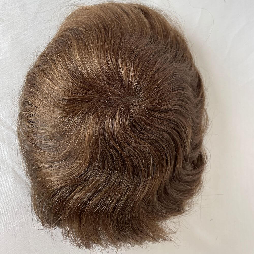 Side Or Back Hair Patches 8x8 cm Full Skin PU Base Toupee For Men Covering Bald Spots On Head Sides Or Back - Image 30