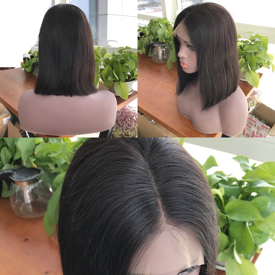 Straight Human Hair Lace Front Wigs Pre Plucked Hair Line With Natural Baby Hair Large Stock Fast Shipping - Image 6