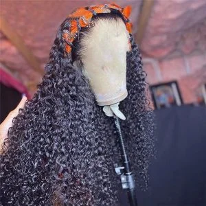 26 28 Inch Lace Front Human Hair Wigs For Black Women Peruvian Glueless Lace Front Wigs Water Wave Lace Front Human Hair Wigs