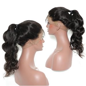 360 Lace Frontal Wigs For Black Women Pre Plucked Body Wave Brazilian Remy Hair Human Hair Wigs - Image 4