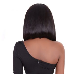 8-16inch Short Straight Bob Wig Lace Front Human Hair Wigs For Black Women 150% Density Remy Brazilian Bob Lace Wig Pre Plucked - Image 5