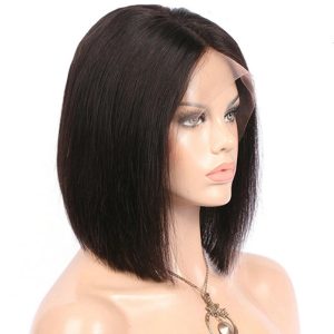 Middle Part Silky Straight Human Hair 13X6 Lace Front Wigs Natural Color Hidden Knots Pre Plucked - Image 2