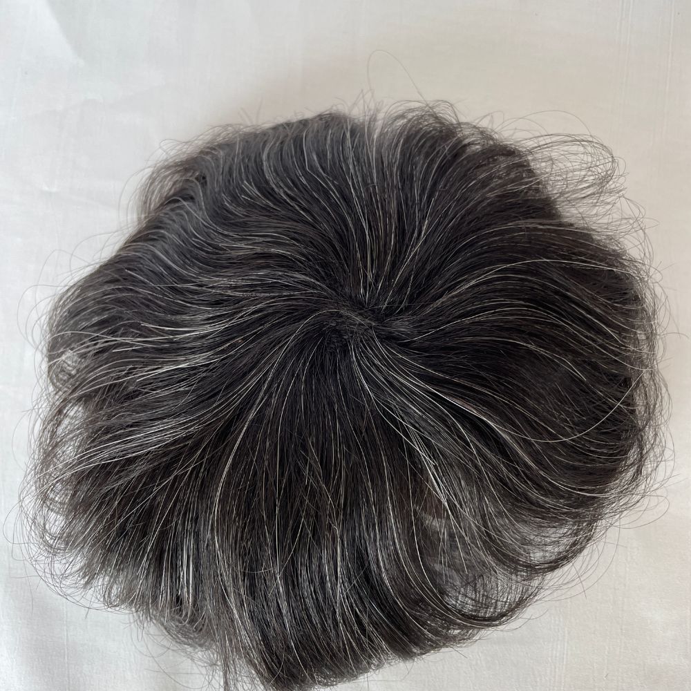 1B60 Side Or Back Hair Patches 8x8 cm Full Skin PU Base Toupee For Men Covering Bald Spots On Head Sides Or Back - Image 8