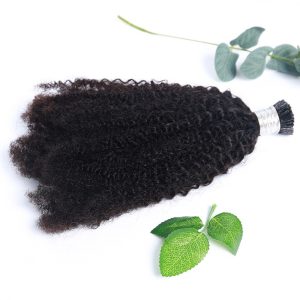 Peruvian Burmese Unprocessed Virgin Hair 50G 0.5G/S Nc Kinky Curly Wave Custom Kinky Curly I Tip Human Hair Extension - Image 6