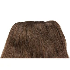 Clip-in Front Hair Bangs Full Fringe Short Straight Hairpieces Brazilian Virgin Human Hair Extensions for women 6-8inch (#4) - Image 4