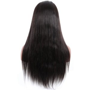 13x6 Lace Front Human Hair Wigs With Baby Hair 250% Density Straight Brazilian Hair Wigs Bleached Knots With Natural Baby Hair - Image 6
