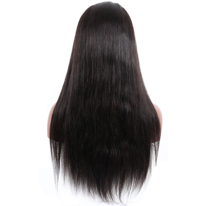 13x6 Lace Front Human Hair Wigs With Baby Hair 250% Density Straight Brazilian Hair Wigs Bleached Knots With Natural Baby Hair - Image 6