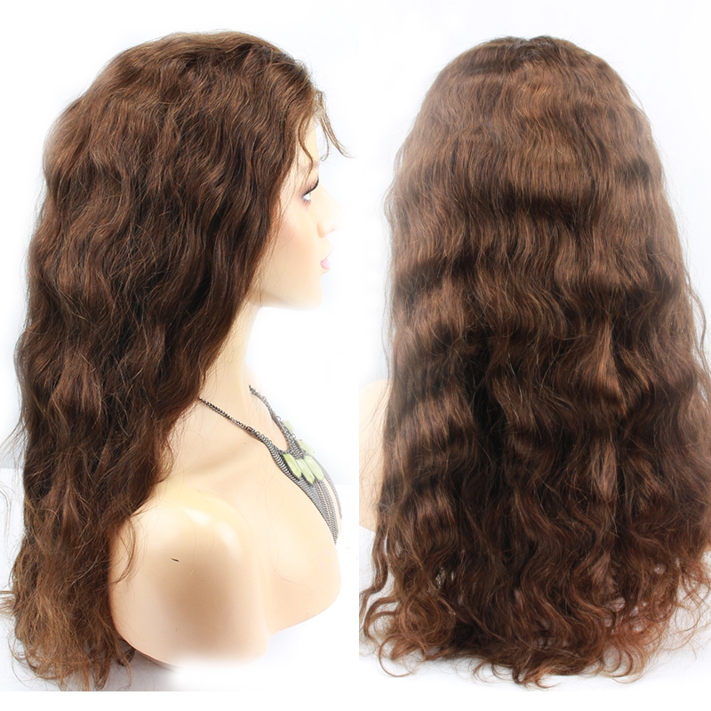 Pre Plucked Lace Front Human Hair Wigs For Women With Baby Hair Brazilian Remy Hair Wigs 250% Body Wave Lace Front Wig Color #4 - Image 3